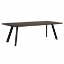 Eettafel \'Fred\' - Bruin/Zwart 240x100cm