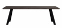 Eettafel \'Fred\' - Bruin/Zwart 240x100cm