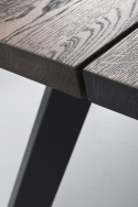 Eettafel \'Fred\' - Bruin/Zwart 240x100cm