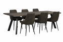 Eettafel \'Fred\' - Bruin/Zwart 240x100cm