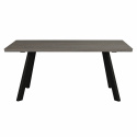 Eettafel \'Fred\' 170x95cm - Bruin/Zwart