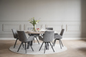Eettafel \'Fred\' Rond 160cm - Witgepigmenteerd
