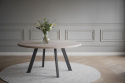 Eettafel \'Fred\' Rond 160cm - Witgepigmenteerd