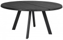 Eettafel \'Fred\' Rond 160cm - Zwart