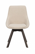 Stoel \'Alison\' - Bruin/Beige