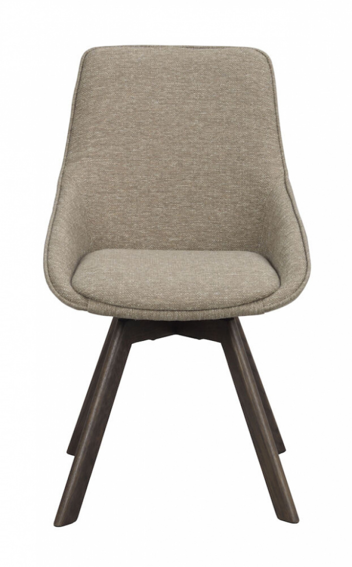 Stoel \'Alison\' - Donkerbeige/Eik in de groep Meubels / Zitmeubels / Stoelen bij Reforma (117866)