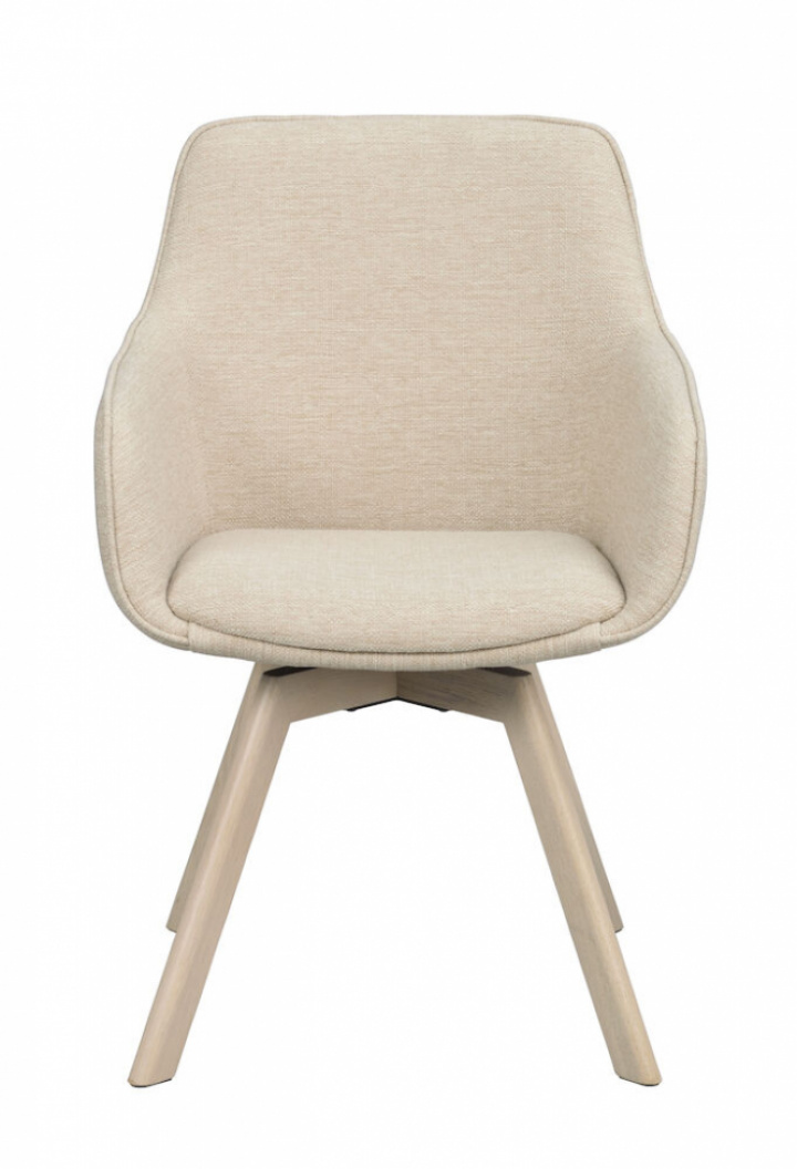 Armstoel \'Alison\' - Witgepigmenteerd in de groep Meubels / Zitmeubels / Stoelen bij Reforma (117881)