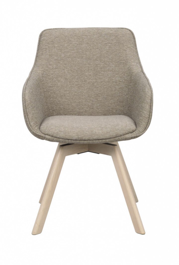 Armstoel \'Alison\' - Witgepigmenteerd in de groep Meubels / Zitmeubels / Stoelen bij Reforma (117885)