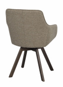 Armstoel \'Alison\' - Donkerbeige