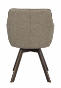 Armstoel \'Alison\' - Donkerbeige