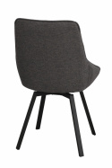 Stoel \'Alison\' - Grijs/zwart