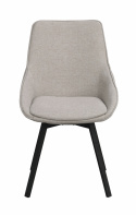 Stoel \'Alison\' - Beige/zwart
