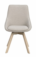 Stoel \'Alison\' - Beige/witgepigmenteerd