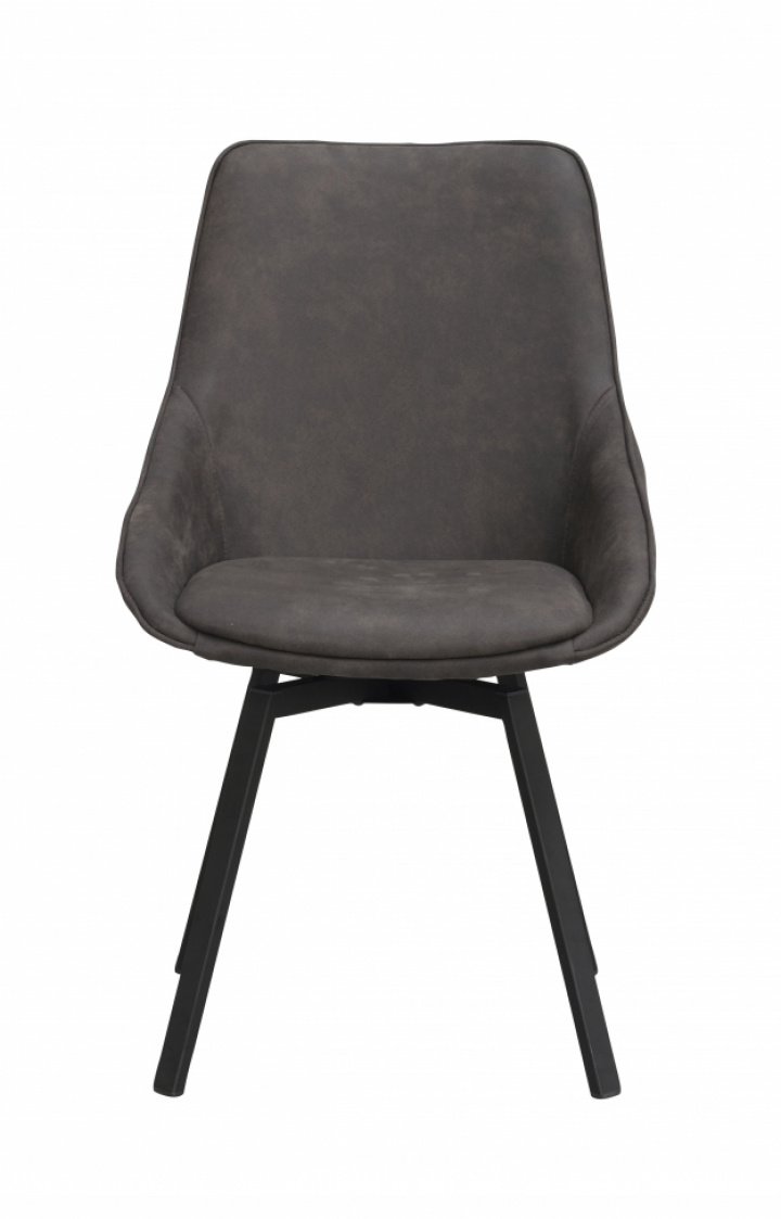 Stoel \'Alison\' - Mörrå/zwart in de groep Meubels / Zitmeubels / Stoelen bij Reforma (118069)