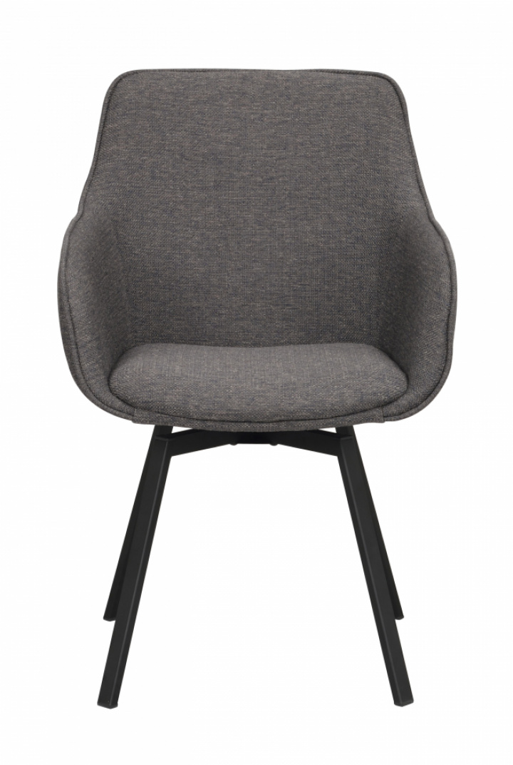 Armstoel \'Alison\' - Grijs/zwart in de groep Meubels / Zitmeubels / Stoelen bij Reforma (118079)