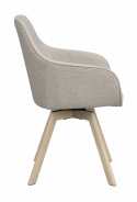 Armstoel \'Alison\' - Beige/witgepigmenteerd