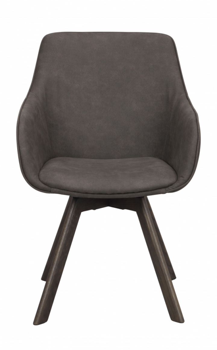 Armstoel \'Alison\' - Mörrå/bruin in de groep Meubels / Zitmeubels / Stoelen bij Reforma (118092)