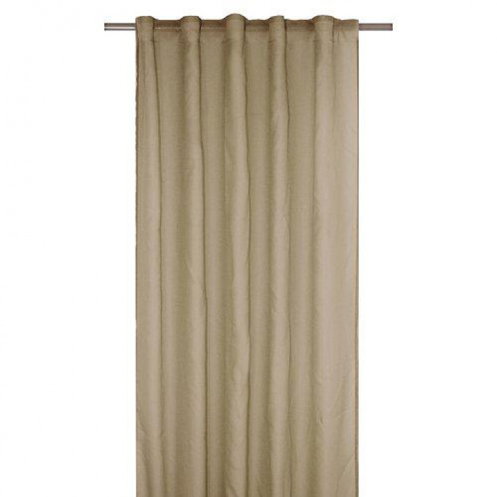 Gordijn \'Rimmy\' 280x300 - Beige in de groep Inrichting / Textiel / Gordijnen bij Reforma (1185-20-021)
