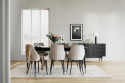 Eettafel \'Fenwood\' - Zwart 180x90cm
