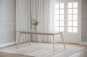 Eettafel \'Yumi\' 190x90cm - Witgeolied eiken