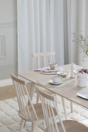 Eettafel \'Yumi\' 190x90cm - Witgeolied eiken