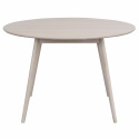 Eettafel \'Yumi\' Rond 115cm - Witgeolied
