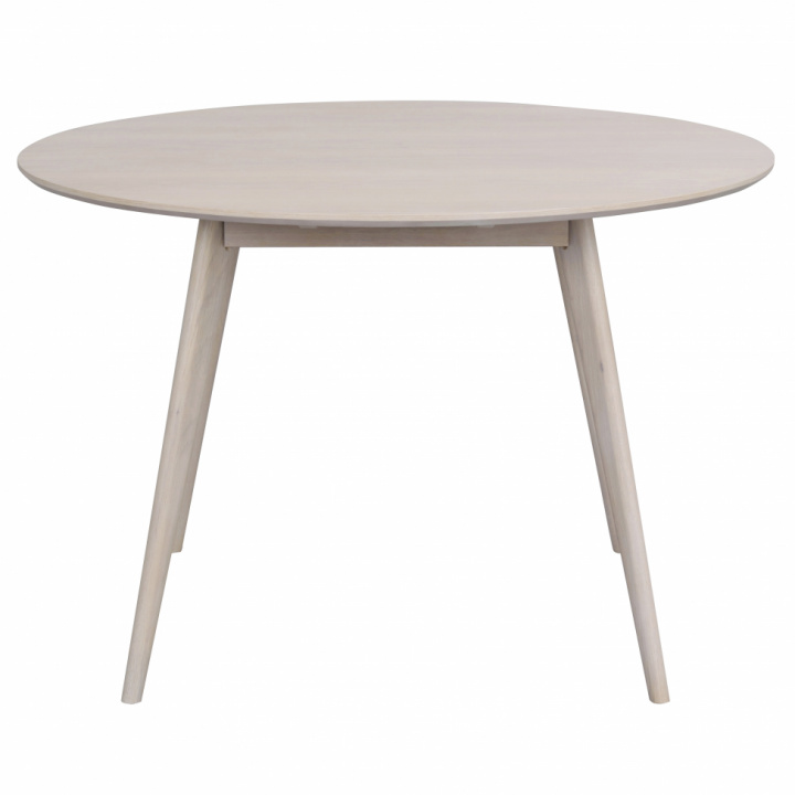 Eettafel \'Yumi\' Rond 115cm - Witgeolied in de groep Meubels / Tafels / Ronde eettafels bij Reforma (119223)