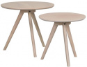 Salontafel \'Yumi\' 2 delen - Witgeolied