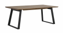 Eettafel \'Melville\' 210x95cm - Bruin/Zwart