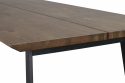 Eettafel \'Melville\' 210x95cm - Bruin/Zwart