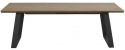 Salontafel \'Melville\' 140x65cm - Bruin/Zwart