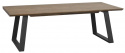 Salontafel \'Melville\' 140x65cm - Bruin/Zwart