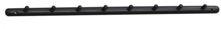 Haaklijst \'Milford\' 80cm - Zwart in de groep Meubels / Planken & opslag / Kledinghangers bij Reforma (119542)