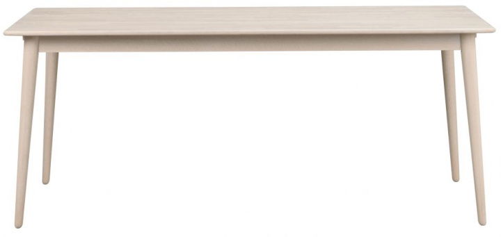 Eettafel \'Tyler\' 180x90cm - Witgeolied Eik in de groep Meubels / Tafels / Eettafel bij Reforma (119702)