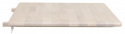Uitschuifblad \'Tyler\' 50x90cm - Witgeolied Eik