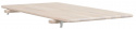 Uitschuifblad \'Tyler\' 50x90cm - Witgeolied Eik