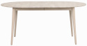 Ovale Eettafel \'Tyler\' 170x105cm - Witgeolied Eik