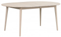 Ovale Eettafel \'Tyler\' 170x105cm - Witgeolied Eik