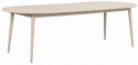 Ovale Eettafel \'Tyler\' 170x105cm - Witgeolied Eik