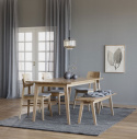 Eettafel \'Melfort\' 180x90cm - Eik