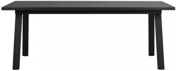Eettafel \'Winnipeg\' 200x100cm - Zwart in de groep Meubels / Tafels bij Reforma (119842)
