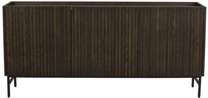 Dressoir \'Halifax\' 160x40cm - Bruin/Zwart in de groep Meubels / Planken & opslag / Sideboards bij Reforma (119916)