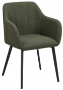 Armstoel \'Bolton\' - Groen/Zwart