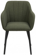 Armstoel \'Bolton\' - Groen/Zwart