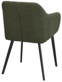 Armstoel \'Bolton\' - Groen/Zwart