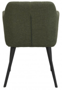 Armstoel \'Bolton\' - Groen/Zwart