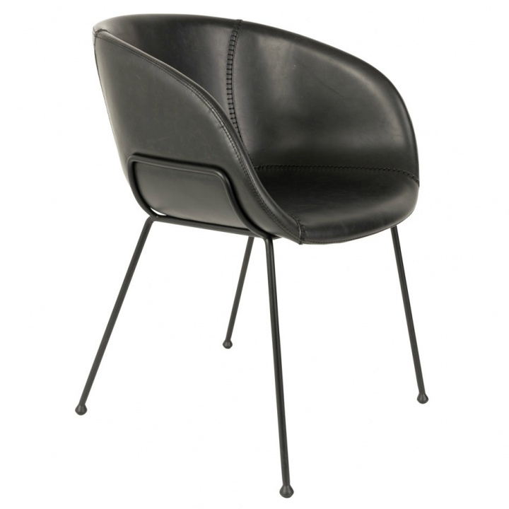 Fauteuil \'Feston\' - Zwart in de groep Meubels / Zitmeubels / Stoelen bij Reforma (1200146)