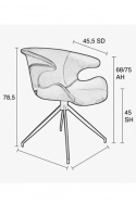 Fauteuil/stoel \'Mia\' - Groen
