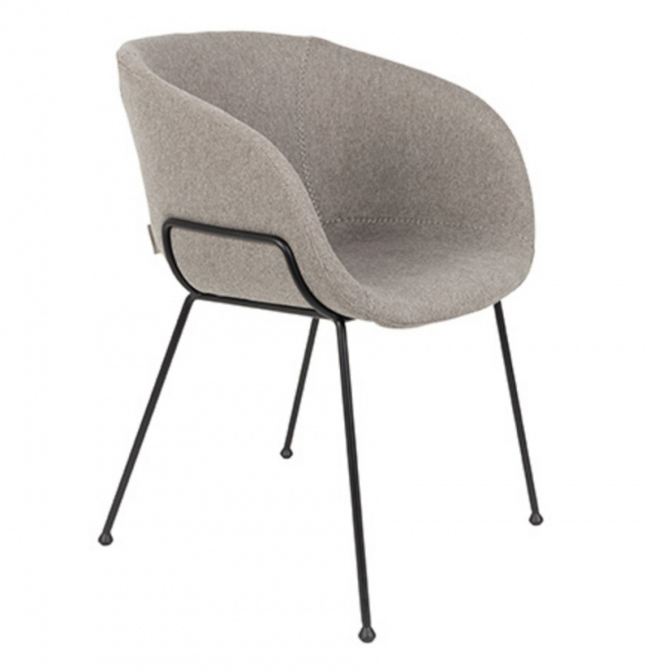 Fauteuil \'Feston\' - Grijs in de groep Meubels / Zitmeubels / Stoelen bij Reforma (1200157)