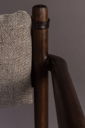 Stoel \'Torrance\' Armsteun - Beige/Bruin